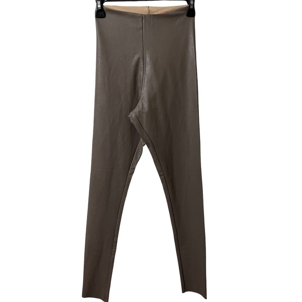Commando women's faux leather leggings M Mixology Ash muffin top destroyer SLG06